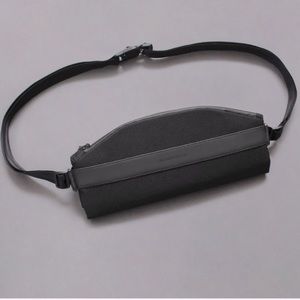 The Frenchie Co 3-in-1 sling (black sling > backpack purse)